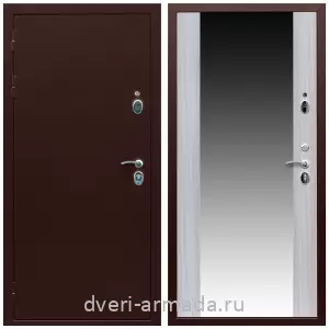 Входные двери Йошкар-Ола, Дверь входная утепленная Армада Люкс Антик медь / МДФ 16 мм СБ-16 Сандал белый