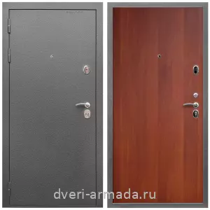 C порошковой окраской, Дверь входная Армада Оптима Антик серебро / МДФ 6 мм ПЭ Итальянский орех
