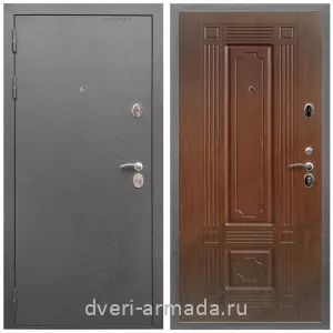 2 контура, Дверь входная Армада Оптима Антик серебро / МДФ 16 мм ФЛ-2 Мореная береза