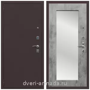 Входные двери лофт, Дверь входная Армада Комфорт Антик медь / МДФ 16 мм ФЛЗ-пастораль Бетон темный