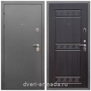 Входные двери с двумя петлями, Дверь входная Армада Оптима Антик серебро / МДФ 10 мм ФЛ-242 Эковенге