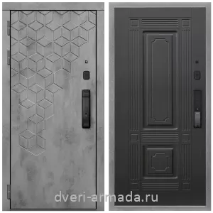 Входные двери 2050 мм, Дверь входная Армада Квадро МДФ 16 мм Kaadas K9 / МДФ 16 мм ФЛ-2 Венге