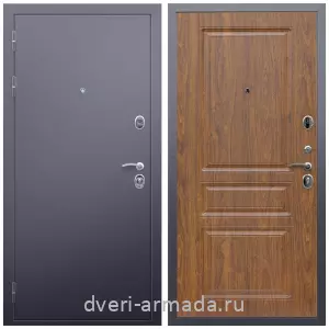 Правые входные двери, Дверь входная Армада Люкс Антик серебро / МДФ 16 мм ФЛ-243 Морёная береза