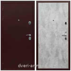 2 контура, Недорогая дверь входная Армада Люкс Антик медь / МДФ 6 мм ПЭ Цемент светлый