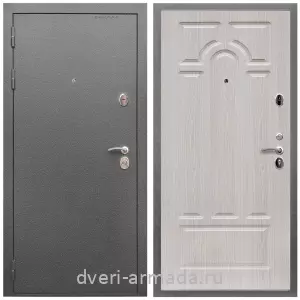 Входные двери Колизей, Дверь входная Армада Оптима Антик серебро / МДФ 6 мм ФЛ-58 Дуб белёный