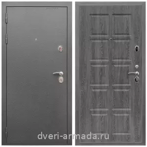 С порошковым напылением, Дверь входная Армада Оптима Антик серебро / МДФ 10 мм ФЛ-38 Дуб Филадельфия графит