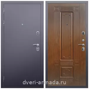 Современные входные двери, Дверь входная Армада Люкс Антик серебро / МДФ 6 мм ФЛ-2 Морёная береза из металла в кирпичный дом с порошковой окраской