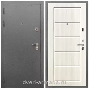 Правые входные двери, Дверь входная Армада Оптима Антик серебро / МДФ 6 мм ФЛ-39 Венге светлый