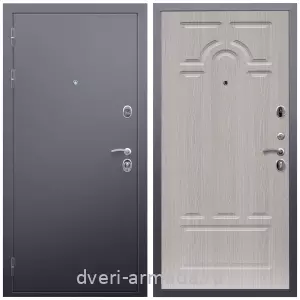 Входные двери 2050 мм, Дверь входная Армада Люкс Антик серебро / МДФ 16 мм ФЛ-58 Дуб белёный