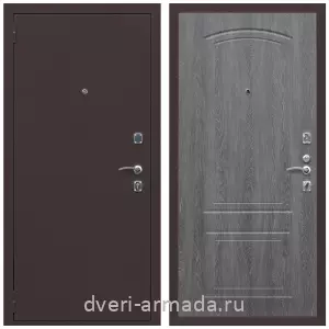 Входные двери с тремя петлями, Дверь входная Армада Комфорт Антик медь / МДФ 6 мм ФЛ-138 Дуб Филадельфия графит