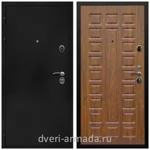 Черные входные двери, Металлическая дверь входная Армада Престиж Черная шагрень / МДФ 16 мм ФЛ-183 Морёная береза
