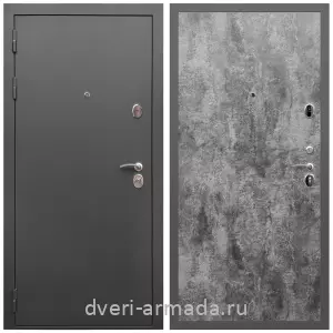 Элитные для коттеджей, Дверь входная Армада Гарант / МДФ 6 мм ПЭ Цемент темный
