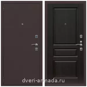 Входные двери толщиной 60 мм, Дверь входная Армада Комфорт Антик медь / МДФ 16 мм ФЛ-243 Венге