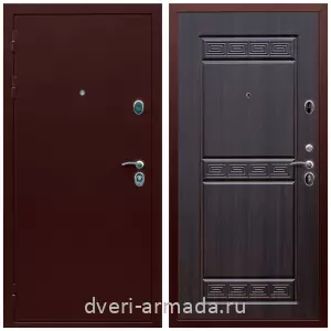Одностворчатые входные двери, Дверь входная элитная в квартиру стальная Армада Люкс Антик медь / МДФ 10 мм ФЛ-242 Эковенге с панелями