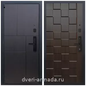 Толстые входные двери, Дверь входная Армада Бастион МДФ 16 мм Kaadas S500 / МДФ 16 мм ОЛ-39 Эковенге