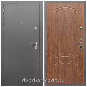 С порошковым напылением, Дверь входная Армада Оптима Антик серебро / МДФ 16 мм ФЛ-140 Мореная береза