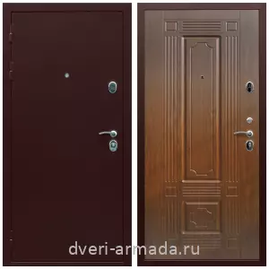 Входные двери с замками Mottura, Дверь входная Армада Люкс Антик медь / МДФ 16 мм ФЛ-2 Мореная береза