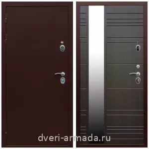 Входные двери Йошкар-Ола, Дверь входная Армада Люкс Антик медь / МДФ 16 мм ФЛЗ-Сити Венге для частного дома с теплоизоляцией