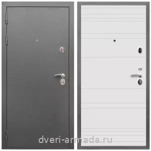 Входные двери 960 мм, Дверь входная Армада Оптима Антик серебро / МДФ 6 мм ФЛ Дуб кантри белый горизонт