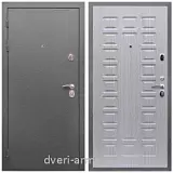 Входные двери толщиной 80 мм, Дверь входная Армада Оптима Антик серебро / ФЛ-183 Дуб белёный