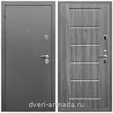 Входные двери толщиной 80 мм, Дверь входная Армада Оптима Антик серебро / ФЛ-39 Дуб Филадельфия графит