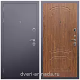 Наружные, Дверь входная металлическая утепленная Армада Люкс Антик серебро / ФЛ-140 Морёная береза двухконтурная