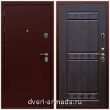 Наружные, Дверь входная элитная в квартиру стальная Армада Люкс Антик медь / ФЛ-242 Эковенге с панелями