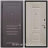 Двери МДФ для квартиры, Дверь входная Армада Экстра ФЛ-243 Эковенге / ФЛ-2 Дуб беленый